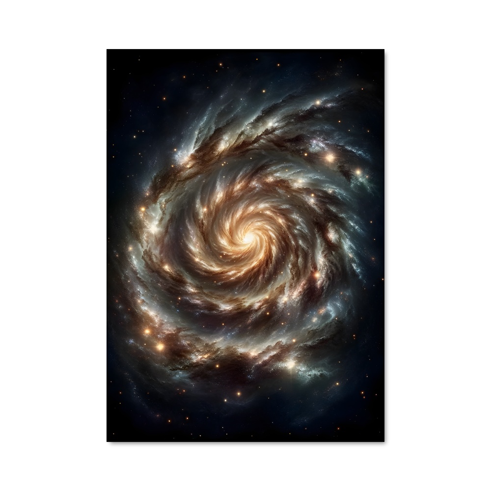 Poster Éblouissant galaxie spirale